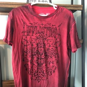 Men’s Affliction Distressed T-shirt